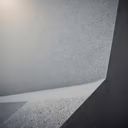 the image shows a skateboard going down a wall
