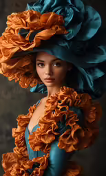 a beautiful lady that is wearing a very nice hat