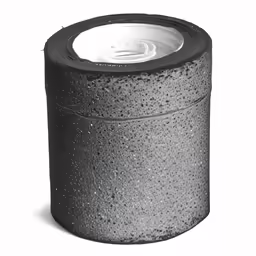 a soda can with foam on the side