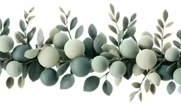 a bunch of different colored branches are hanging off the wall