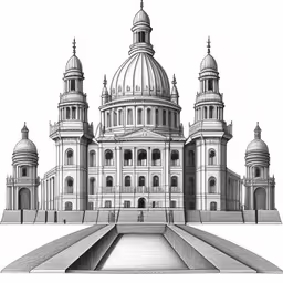 the building has four domes in it