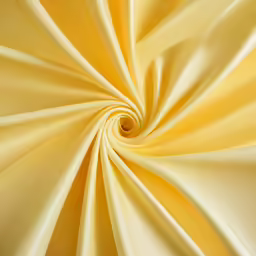 yellow cloth with an odd spiral shape
