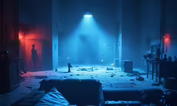 a photo taken inside a room filled with furniture