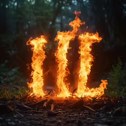 a lot of fire burning out into the air