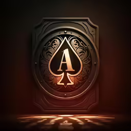 the ace symbol is illuminated in the dark