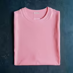 a pink tee shirt hanging up against a chalk wall