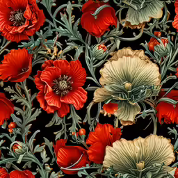the flowers are very large and colorful