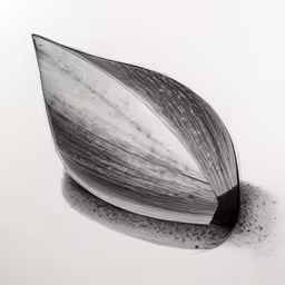 a drawing of a flower that has been distorted out in the sky