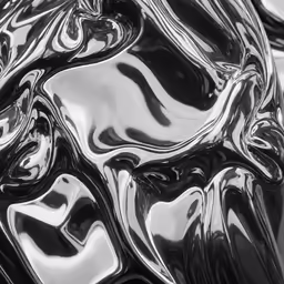 abstract black and white photograph of a shiny surface