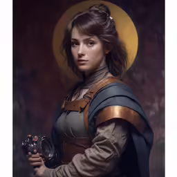 this is a picture of a beautiful woman in her medieval costume