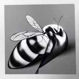 a black and white photograph of an apple