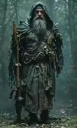 the hobbg film is set in an empty forest