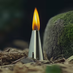 a metal object with the light from inside it