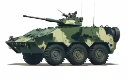 a close up of an army vehicle in the shape of a tank