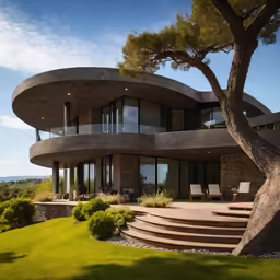 the outside view of the home from outside