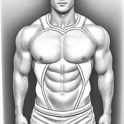 a man is standing and posing for the camera