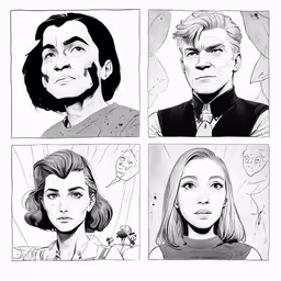 a page from star trek, featuring the characters from the tv series