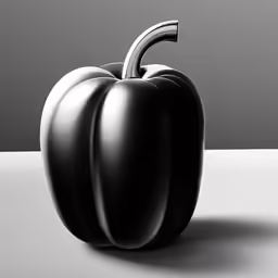 an art object that looks like a bell pepper