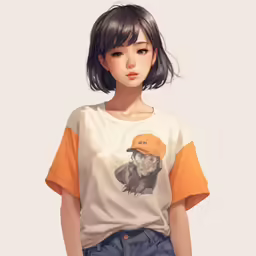 an animated doll is posed in front of a white background