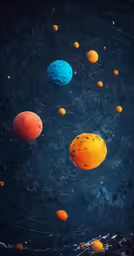 there are many different planets floating in the sky