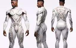 three pictures of a guy with muscles on a white background,three male body shapes showing each of the body types