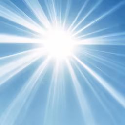 an image of bright light beaming in the sky