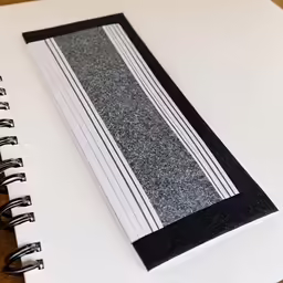 an open notebook with the lines on it