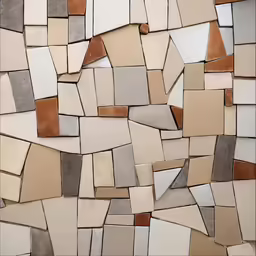 an assortment of various colors and shapes of tiles