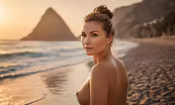 a woman is shown in the middle of a photo