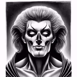 an art work of the famous character from penny toller