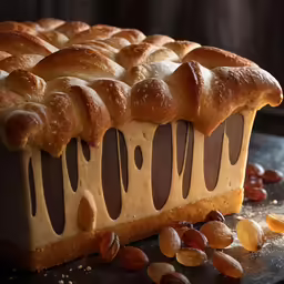 the bread is ready to be eaten for the guests