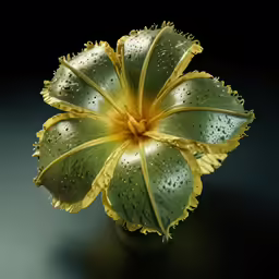 a close up image of flowers in water