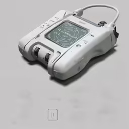 the gameboy is laying on top of the table