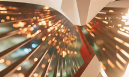 the lights are visible through the paper