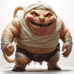 this is an image of a smiling troll