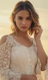 a beautiful young lady in a wedding dress