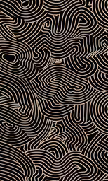 black and white wavy lines that are on top of each other