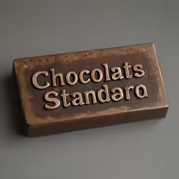chocolates on display in the middle of the image