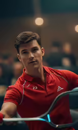 a man with a racket in his hand getting ready to hit a tennis ball