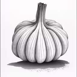 an onion on a white background next to the floor