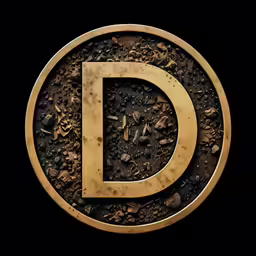 a dark background with an old style letter in it