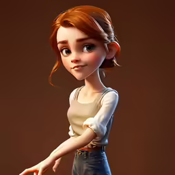 the animated character, coco from inside out
