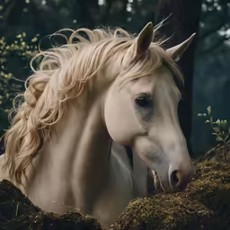a beautiful horse that is standing in the grass