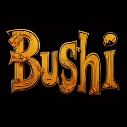 the bushi is an animated 3d font effect
