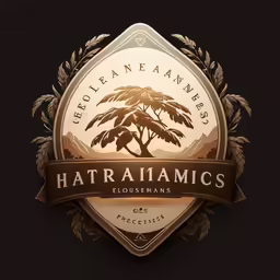 the logo for hatra botanicals is shown in an image