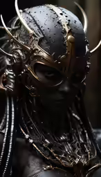 a female predator looking into the distance
