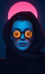a woman in sunglasses, and hooded jacket wearing glasses with sun glasses on
