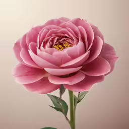 there is a large flower in a glass vase