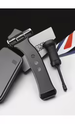 an image of a gun with its attachment