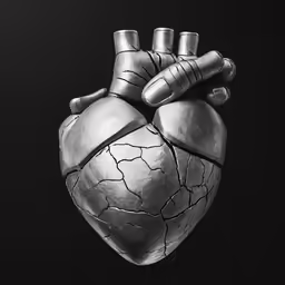 the hand is shown in black and white